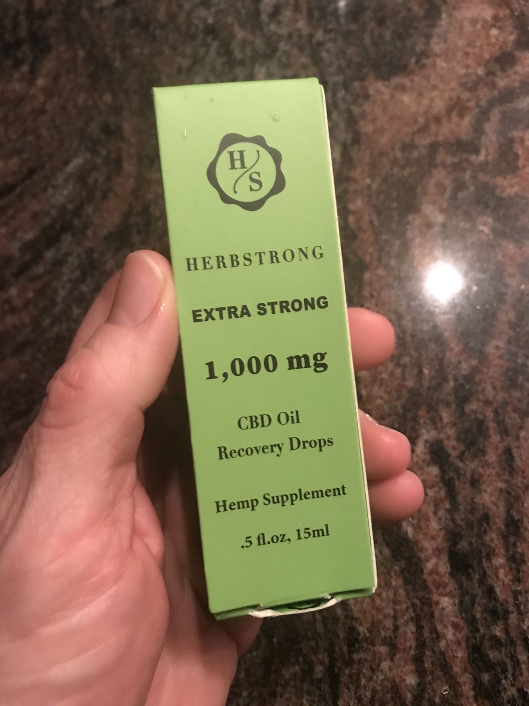 Customer photo review of Extra Strong Recovery Drops