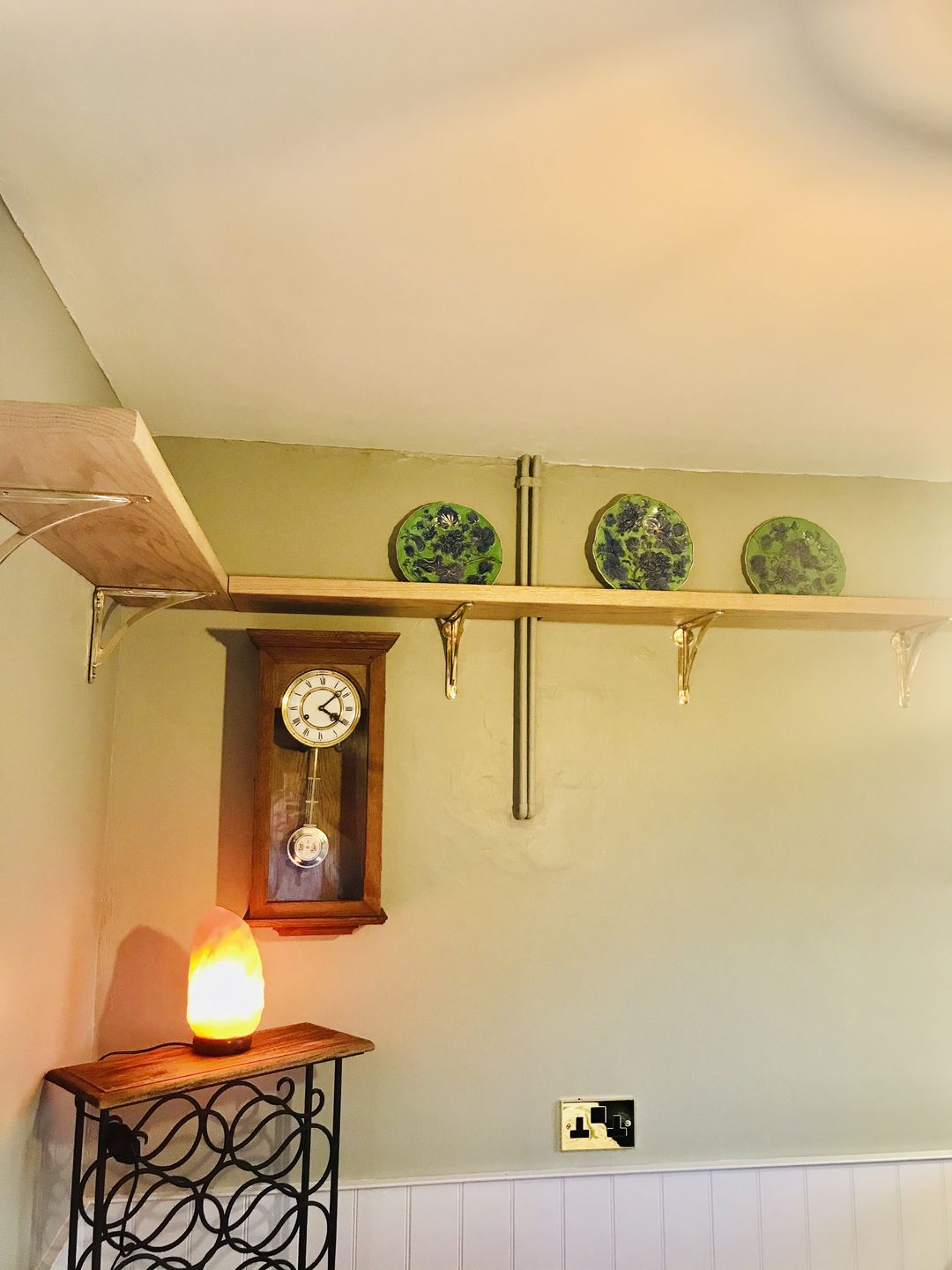 Customer photo review of Brass Ironbridge Shelf Brackets