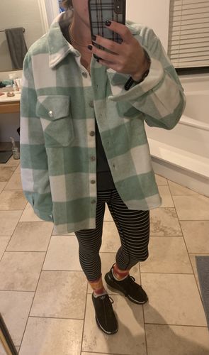 Customer photo review of Hayden Plaid jacket