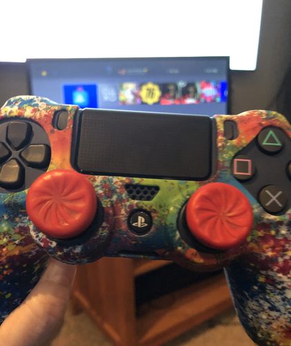 Customer photo review of Tie Dye - PS4 Controller Skin