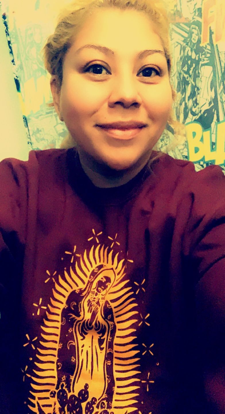Customer photo review of Virgencita Protection Sweatshirt