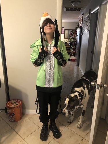 Customer photo review of Goth Cargo Pants