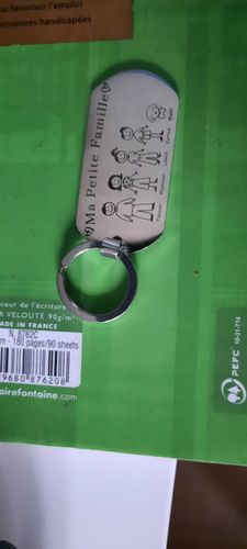 Customer photo review of Porte Clé - Ma Petite Famille