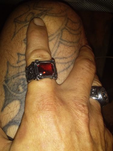 Customer photo review of CROSS GEM RING