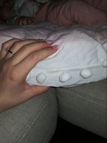 Customer photo review of Grand Coussin Epais Chambre de Bébé