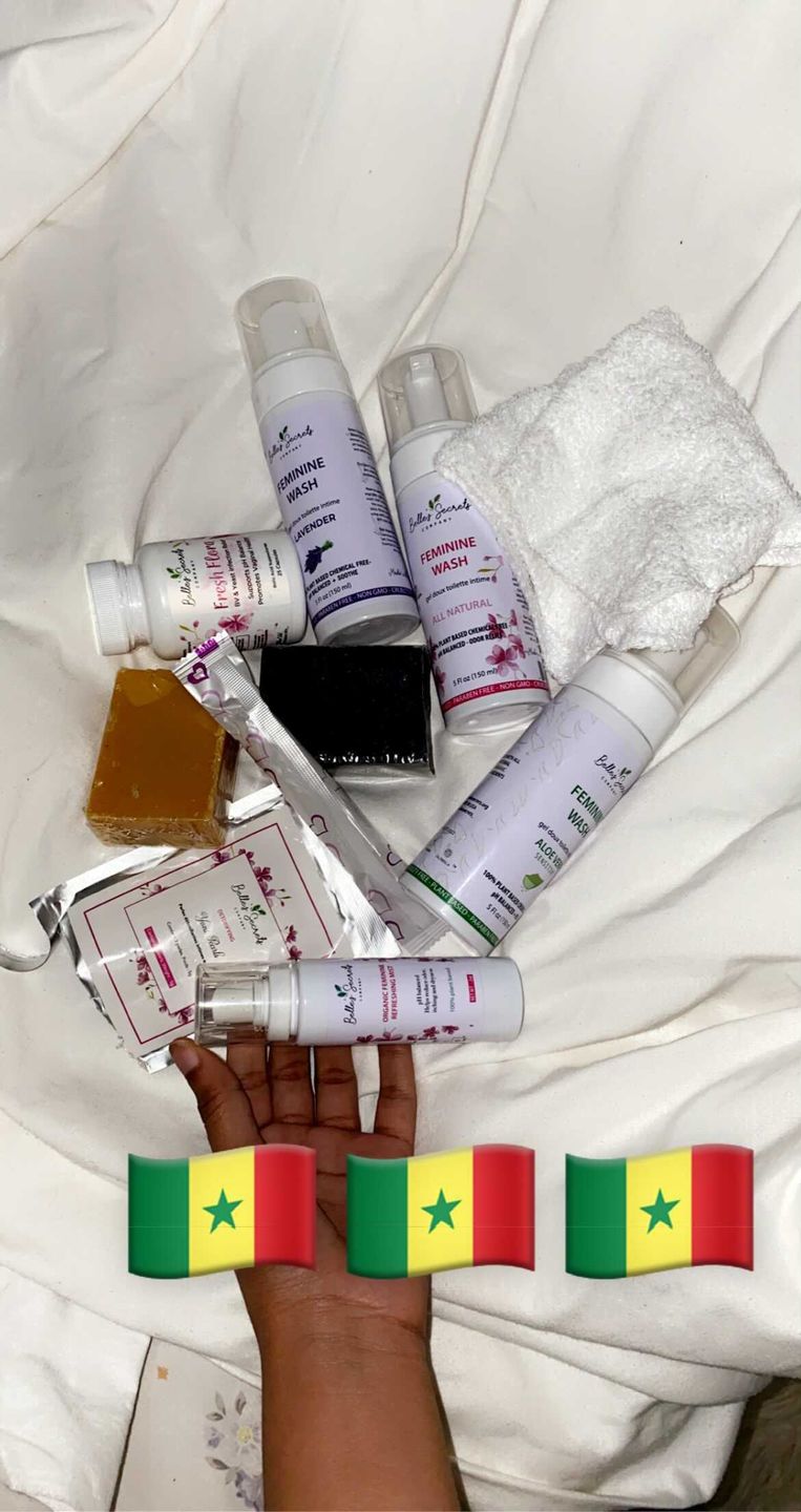 Customer photo review of Belle's Natural Yoni Wash