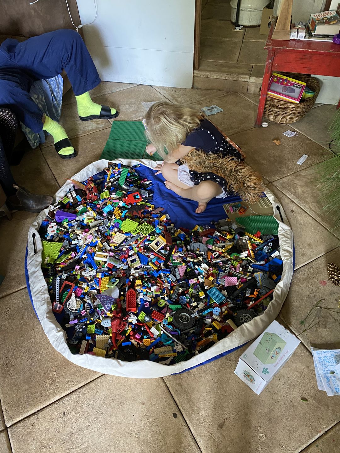 Customer photo review of Captain Blue Original Play Pouch