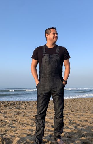 Customer photo review of Two Wheels Overalls Indigo