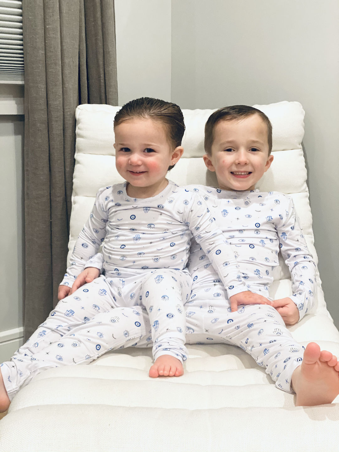 Customer photo review of The Eye Bamboo Kids Pajamas - LIMITED EDITION!