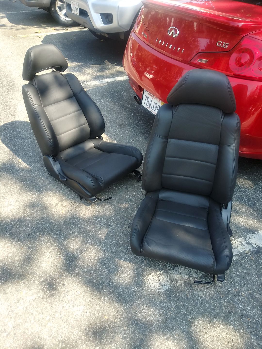Customer photo review of MR2Heaven OEM Plus Seat Covers (Black, TAN, Black W/ Red Stitching, Black/Red Hybrid)