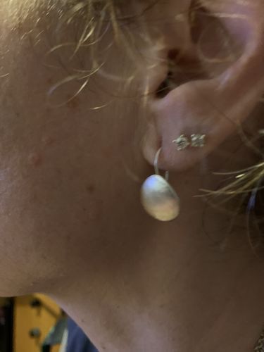 Customer photo review of PETAL HOOKS - SILVER