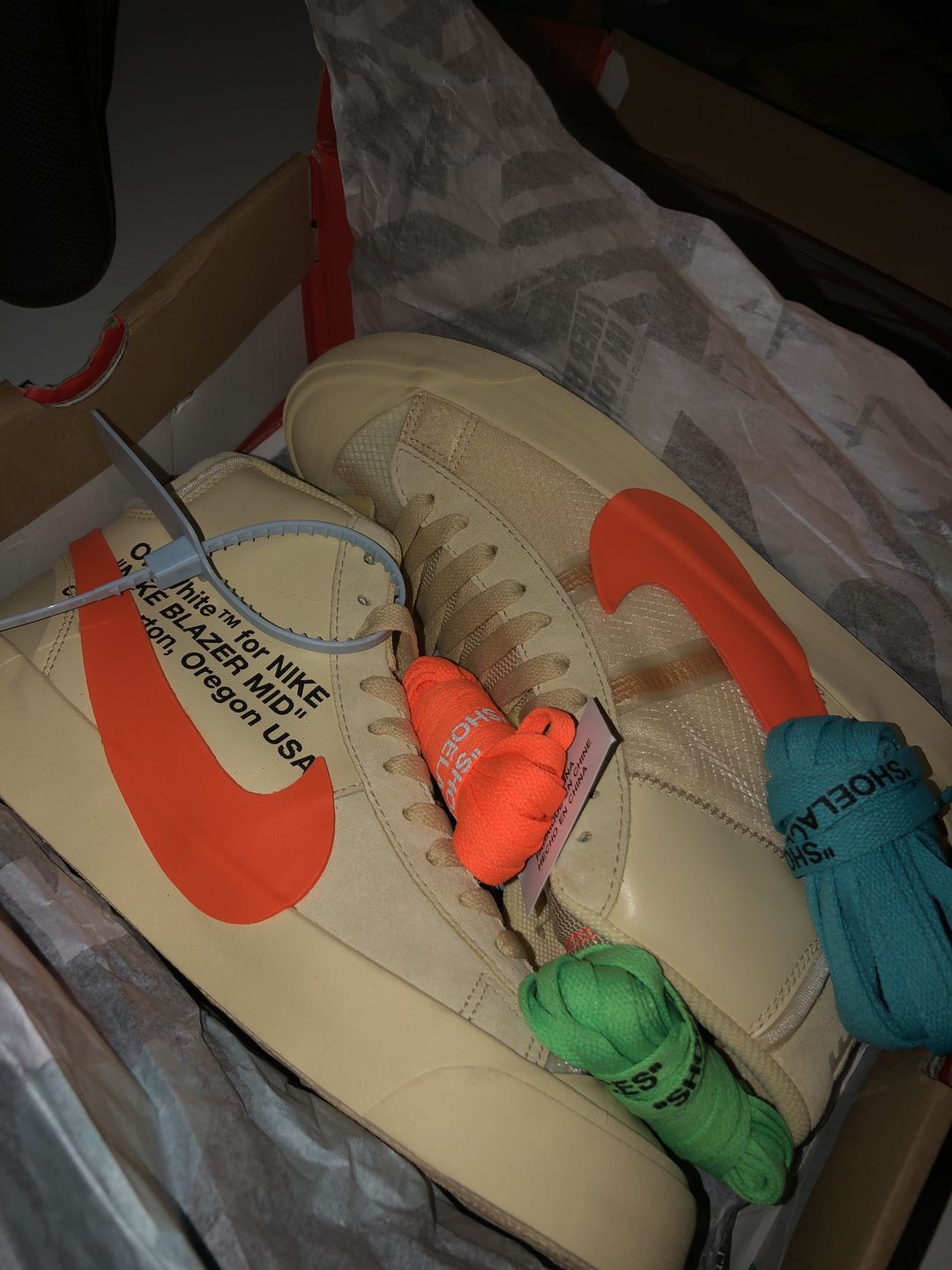 Customer photo review of Nike Blazer Off-White All Hallow's Eve