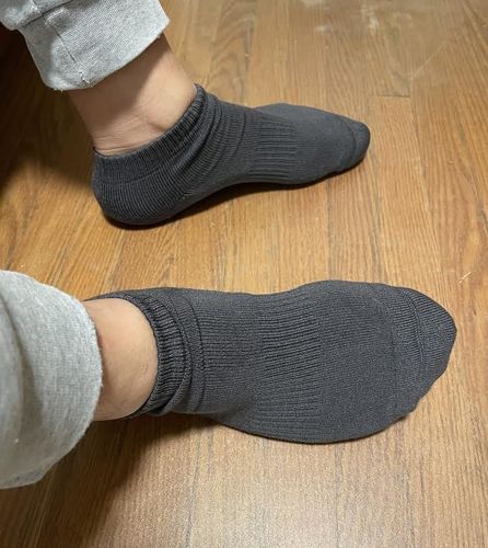 Customer photo review of J.B. Field's Bamboo Cushion Sole 1/4 Low-cut Sock