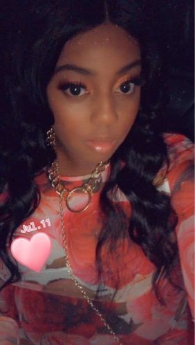Customer photo review of Full Shine Sew In Hair Weft Bundles 100% Remy Human Hair Jet Black (#1)