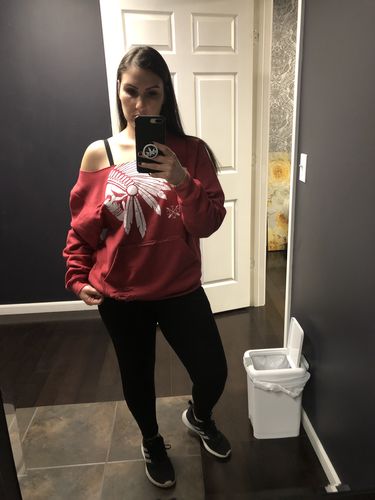 Customer photo review of 3 - Apache Wide Neck Hoodie