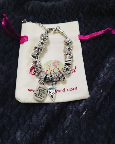 Customer photo review of Mother Daughter Eternal Love Bracelets