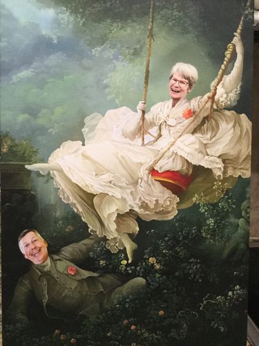 Customer photo review of The Swingers - Custom Canvas