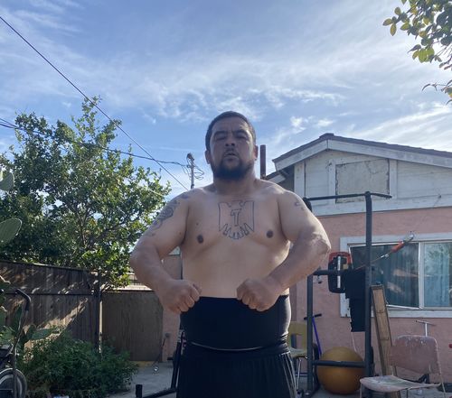 Customer photo review of Men's Heat Trapping Waist Toner