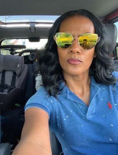 Customer photo review of Full Shine Sew In Hair Weft Bundles 100% Remy Human Hair Jet Black (#1)