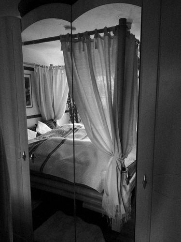 Customer photo review of Bambus Himmelbett TABANAN weiß