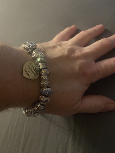 Customer photo review of Piece Of My Heart Bracelet