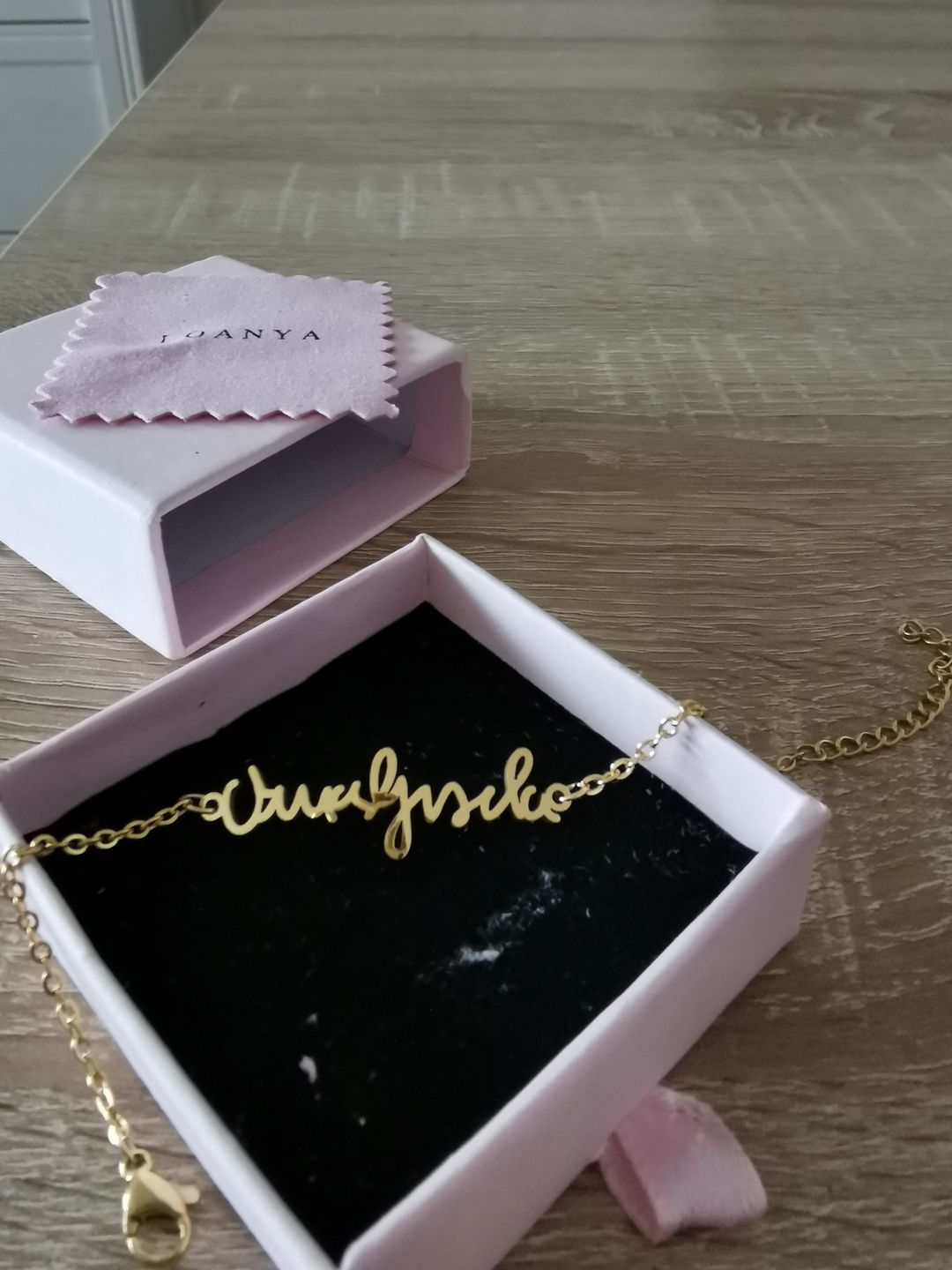 Customer photo review of LOANYA Schmuck aus Deiner persönlichen Handschrift