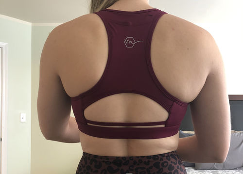 Customer photo review of Power Sports Bra - Wine | MT SPORT