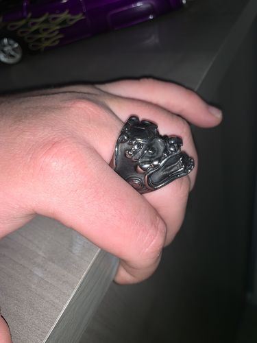 Customer photo review of GUARDIAN LION DOG RING