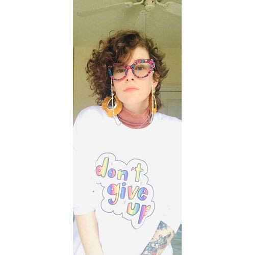 Customer photo review of Don't Give Up -- Sweatshirt