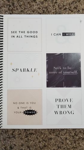 Customer photo review of Vision Board Planner