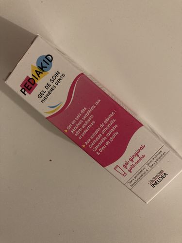 Customer photo review of GEL PREMIERES DENTS PEDIAKID