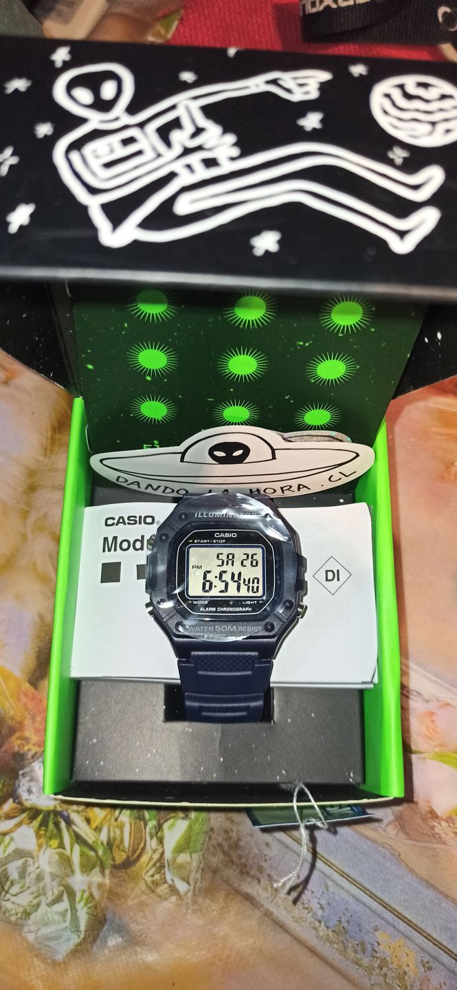 Customer photo review of Reloj Casio Vintage W-218H-2AVDF Azul