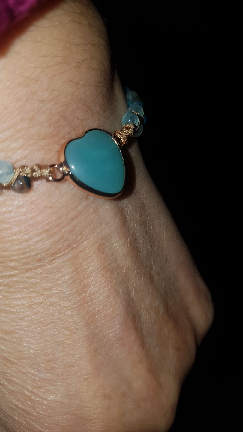 Customer photo review of Amazonite Love Protection Bracelet