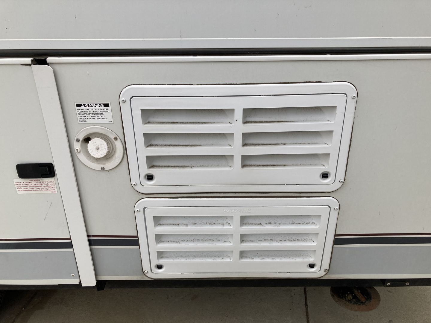 Customer photo review of Refrigerator Vent White