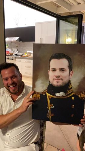 Customer photo review of The Admiral - Custom Canvas