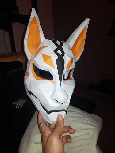 Fortnite Masque Drift - 3D Papercraft DIY - Télécharger PDF