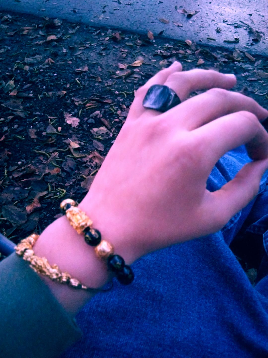 Customer photo review of Matte Black Onyx Vikings Energy Ring