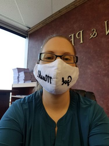 Customer photo review of Mask Insert - Straight - 100 Count