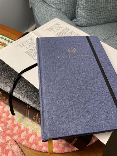 Customer photo review of Daily Kairos Prayer Journal