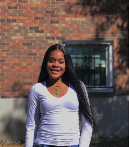 Customer photo review of Full Shine Sew In Hair Weft Bundles 100% Remy Human Hair Jet Black (#1)