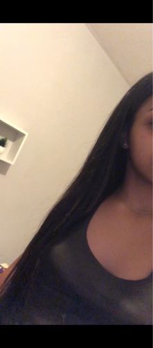 Customer photo review of Full Shine Clip in Extensions 100% Remy Human Hair 7 Pieces Off Black (#1B)