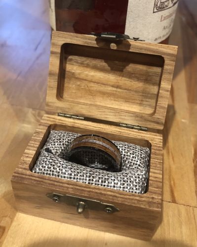 Customer photo review of Whiskey Barrel, Antler & Black Ceramic