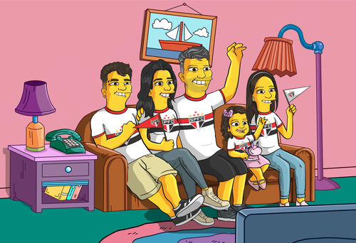 Customer photo review of RETRATO EM ARQUIVO DIGITAL FAMILIA AMARELA