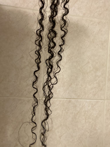 Customer photo review of Dirty Curl Cleansing & Conditioning Clay