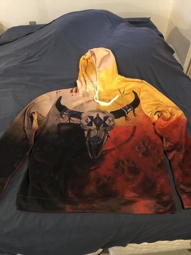 Customer photo review of Native Buffalo Skull