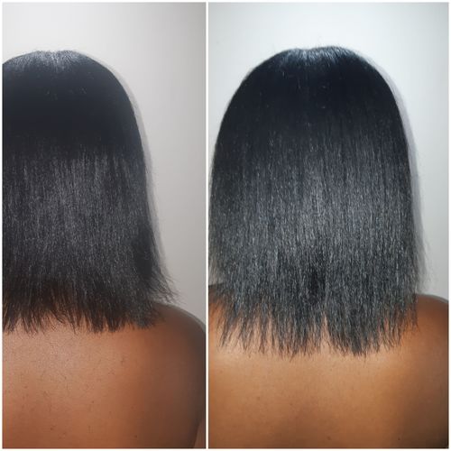 Customer photo review of In Haircare - Précommande Cure pousse de cheveux 3 mois + 1 Bonnet en Satin offert