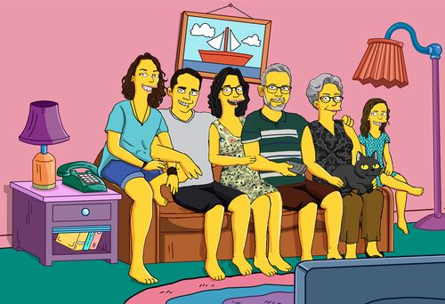 Customer photo review of RETRATO EM ARQUIVO DIGITAL FAMILIA AMARELA