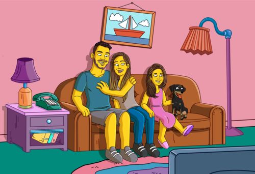 Customer photo review of RETRATO EM ARQUIVO DIGITAL FAMILIA AMARELA