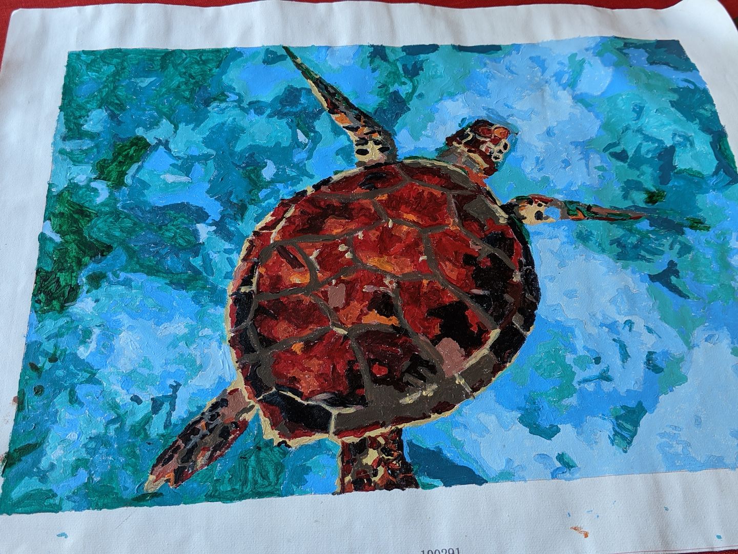 Customer photo review of FREE Paint By Numbers Kit