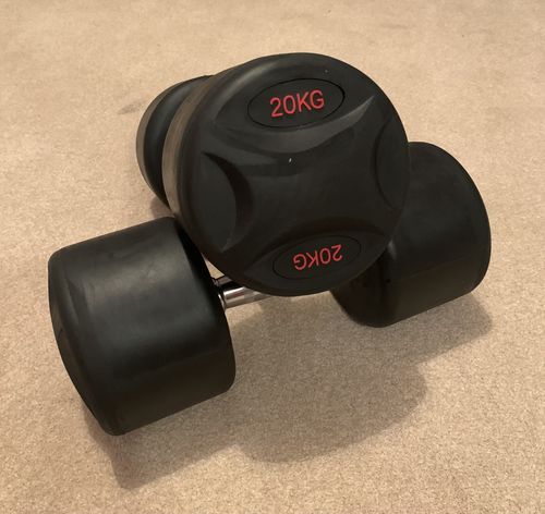 Customer photo review of D-Max Rubber Fixed Dumbbell